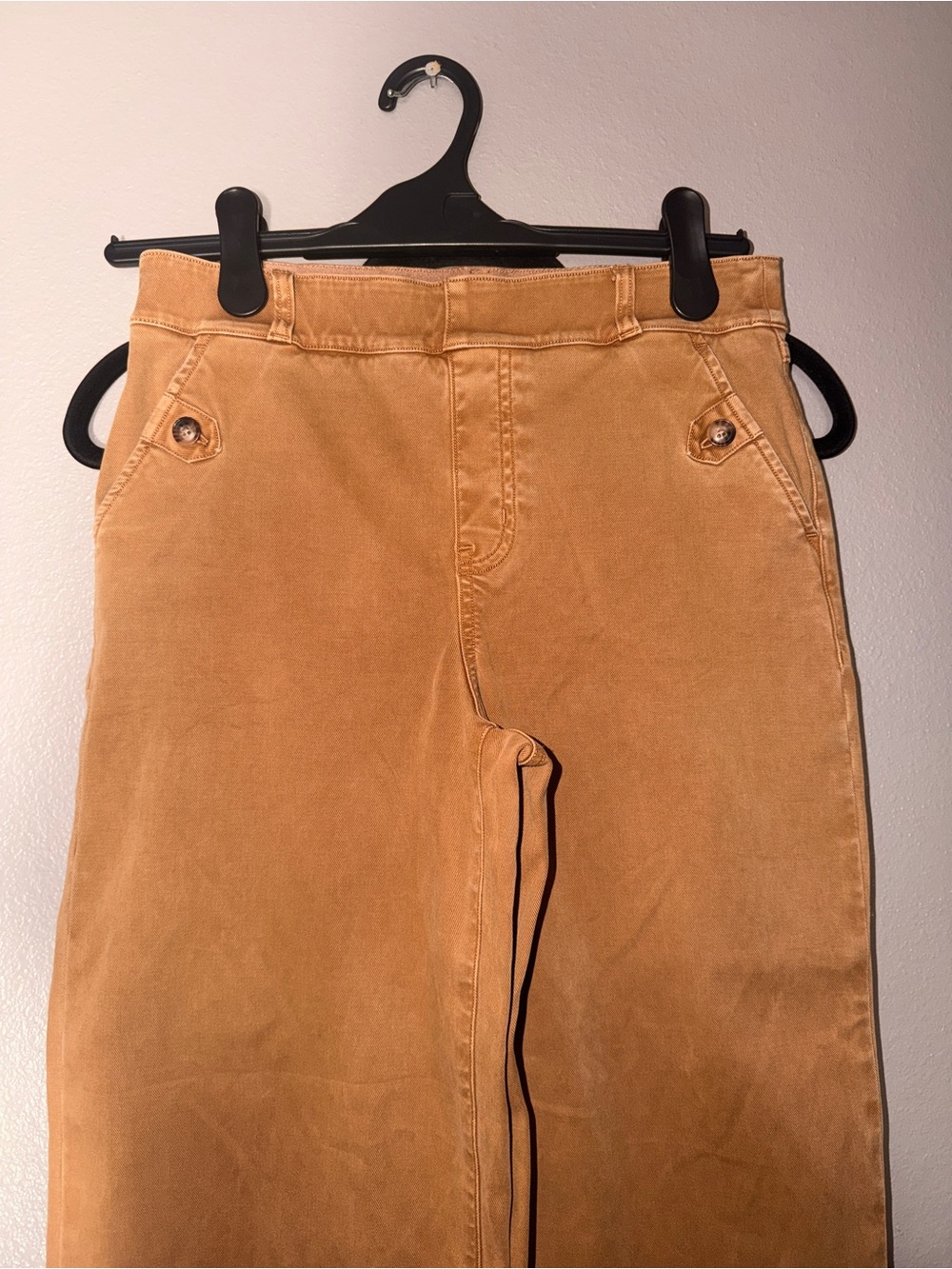 SPANX Women's Ankle & Cropped Wide-Leg Pants in Cinnamon Brown - Picture 2 of 5